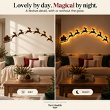 Illustrative day and night room comparison